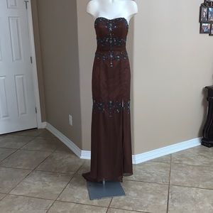 Vintage chocolate gown